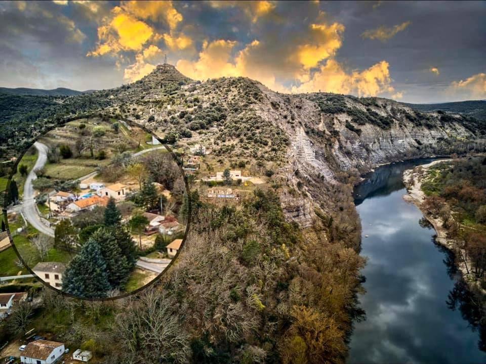 Hebergements des POSAS Sampzon Buitenkant foto